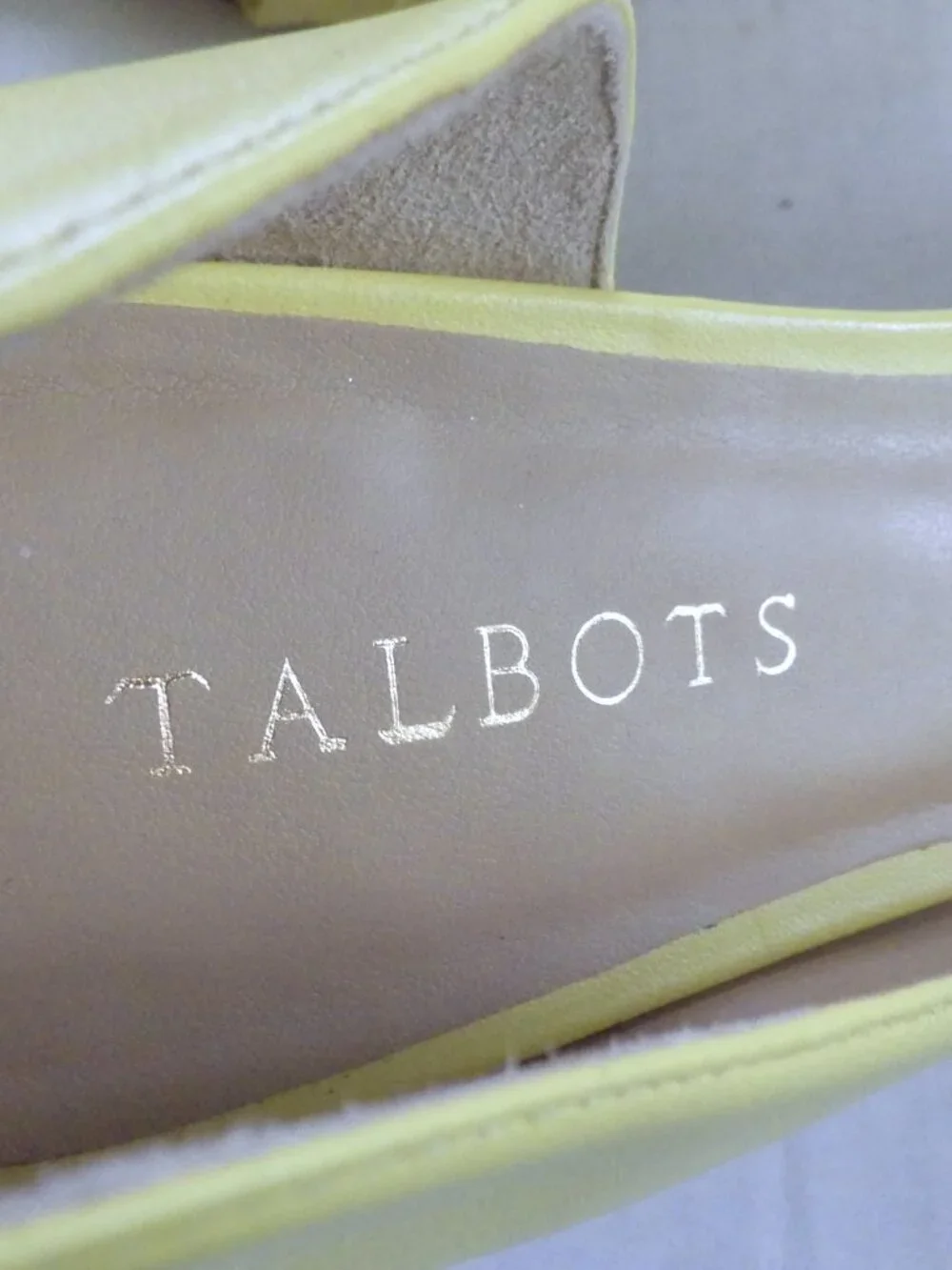 Talbots leather edison